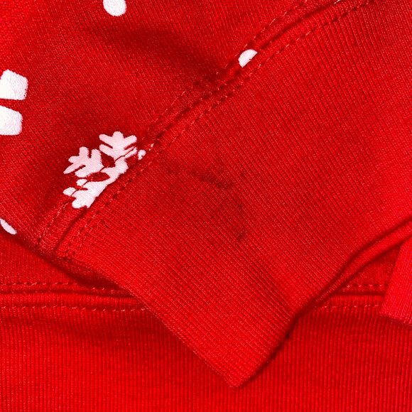 Disney Mickey Mouse Christmas Xmas Lights Pullover Crewneck Sweater Red Large - Picture 11 of 15